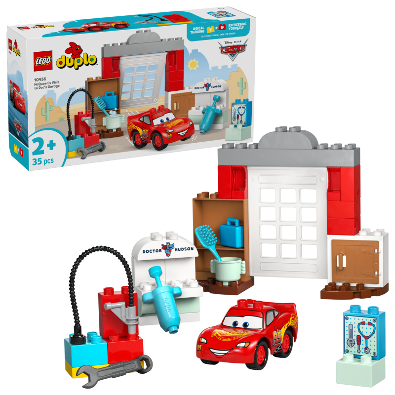 LEGO DUPLO Disney McQueen a návštěva v garáži doktora Hudsona