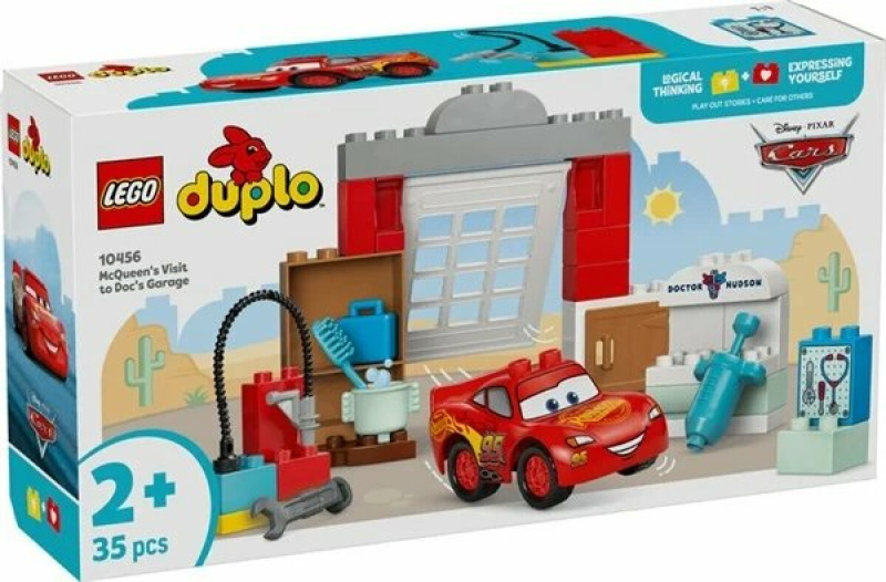LEGO DUPLO Disney McQueen a návštěva v garáži doktora Hudsona