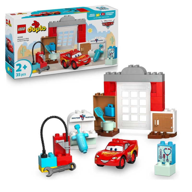 LEGO DUPLO Disney McQueen a návštěva v garáži doktora Hudsona