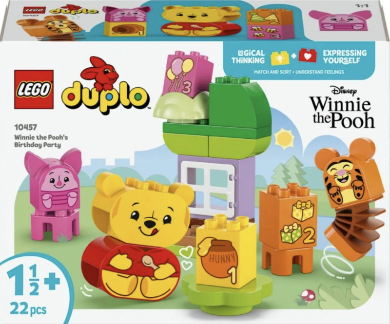Kostky Duplo Narozeninová oslava Medvídka Pú