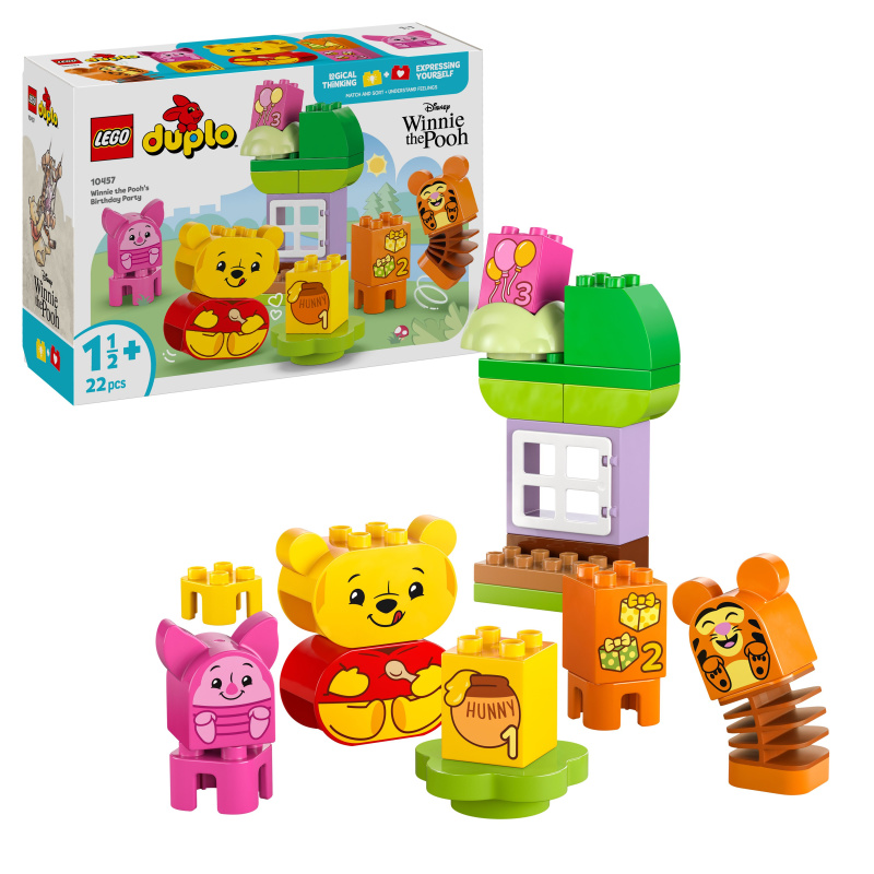 Kostky Duplo Narozeninová oslava Medvídka Pú