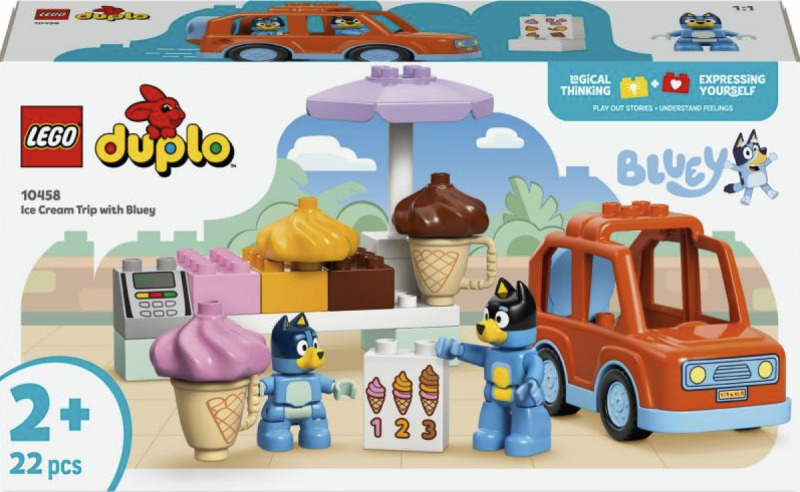 LEGO® DUPLO® Bluey 10458 Bluey a výlet na zmrzlinu
