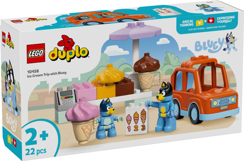 LEGO® DUPLO® Bluey 10458 Bluey a výlet na zmrzlinu