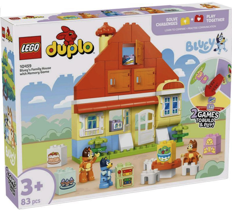 LEGO® DUPLO® Bluey 10459 Dům Bluey a paměťová hra