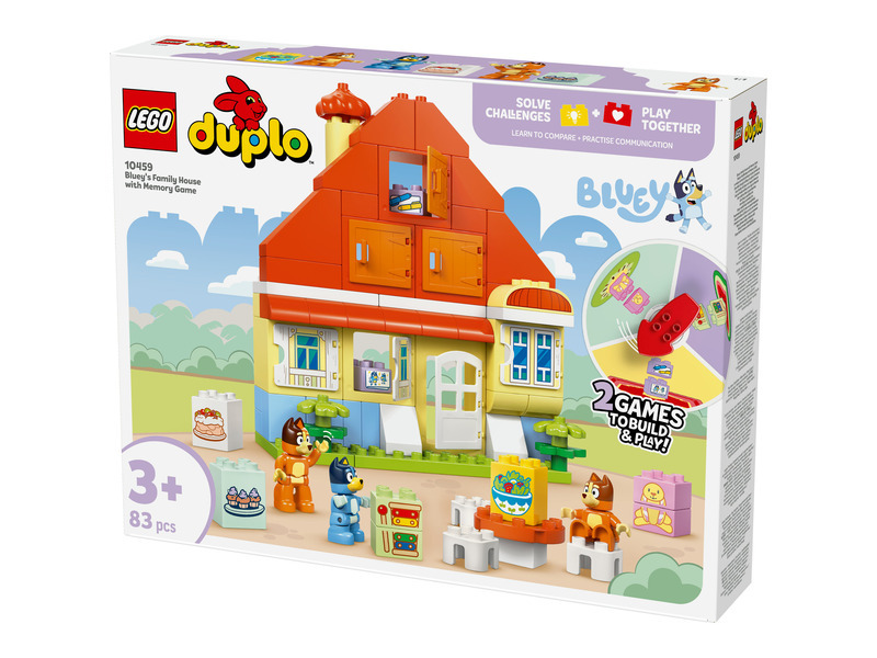 LEGO® DUPLO® Bluey 10459 Dům Bluey a paměťová hra
