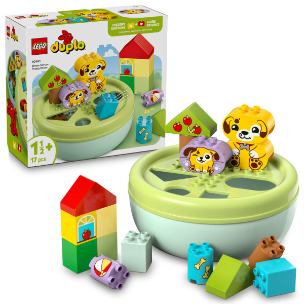 LEGO Duplo Třídění tvarů Domeček pro štěňátka