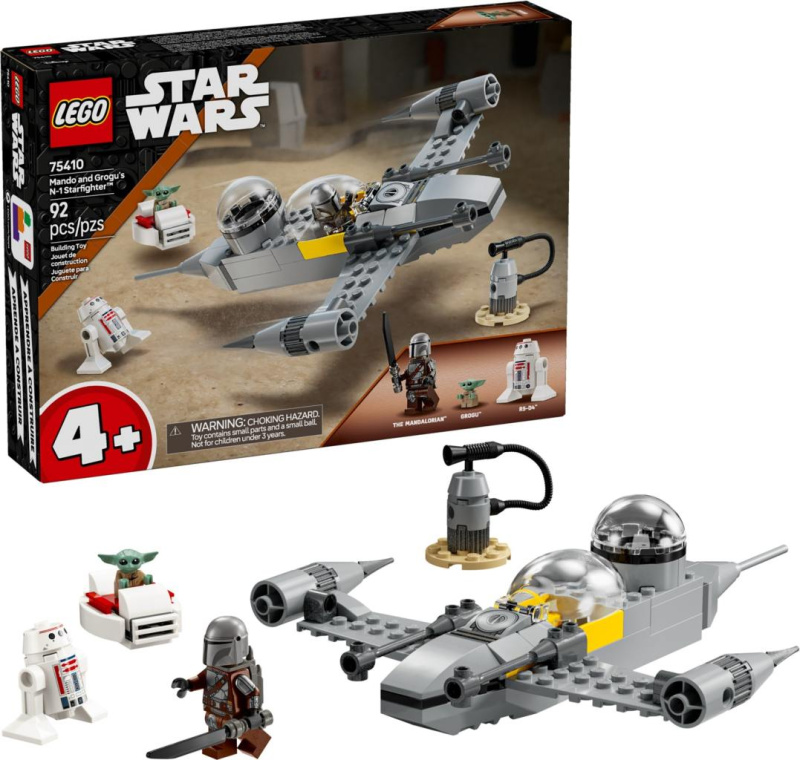 LEGO® Star Wars™ 75410 Mando, Grogu a stíhačka N-1 Starfighter™