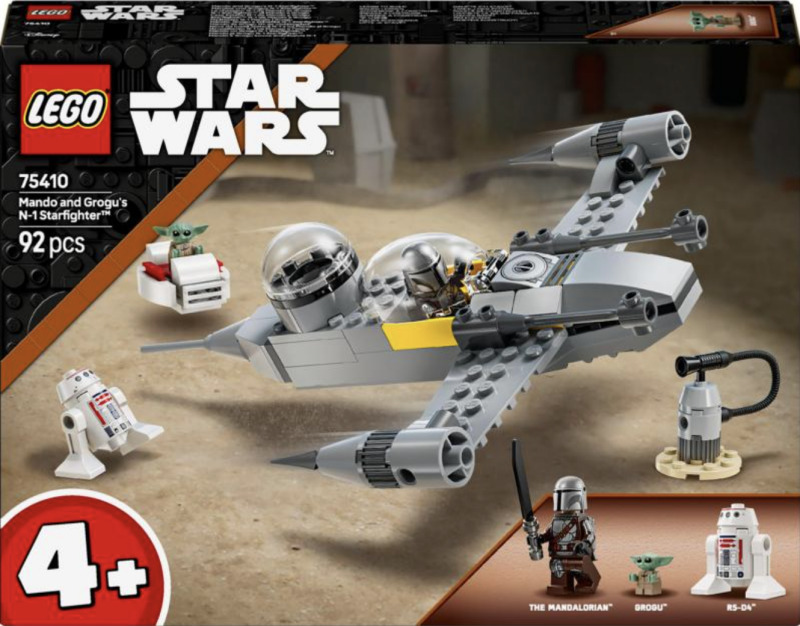 LEGO® Star Wars™ 75410 Mando, Grogu a stíhačka N-1 Starfighter™