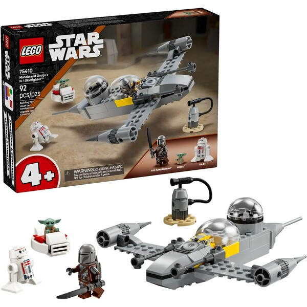 LEGO® Star Wars™ 75410 Mando, Grogu a stíhačka N-1 Starfighter™