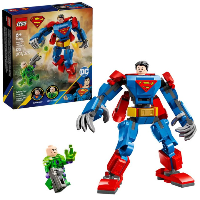 LEGO® DC Batman™ 76302 Superman™ v robotickém obleku vs. Lex Luthor™