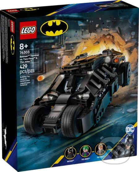 Kostky Super Heroes Tumbler Batmana proti Dvě Tváře a Joker