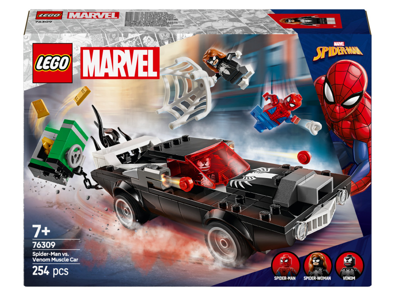 LEGO® Marvel 76309 Spider-Man vs. Venomův výkonný sporťák