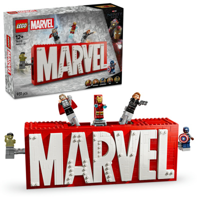 Kolekcionářský model LEGO Marvel s minifigurkami hrdinů