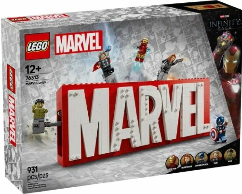 Kolekcionářský model LEGO Marvel s minifigurkami hrdinů