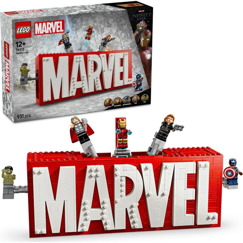 Kolekcionářský model LEGO Marvel s minifigurkami hrdinů