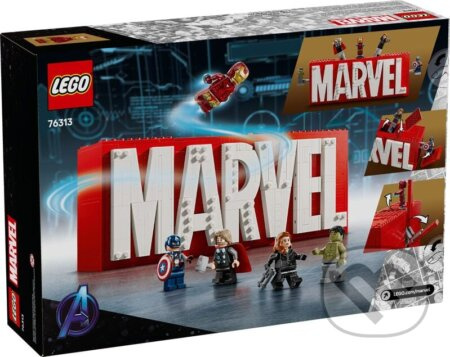 Kolekcionářský model LEGO Marvel s minifigurkami hrdinů
