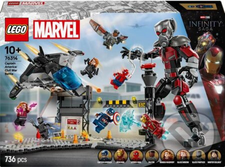 Kapitán Amerika: Občanská válka - bitva LEGO Marvel