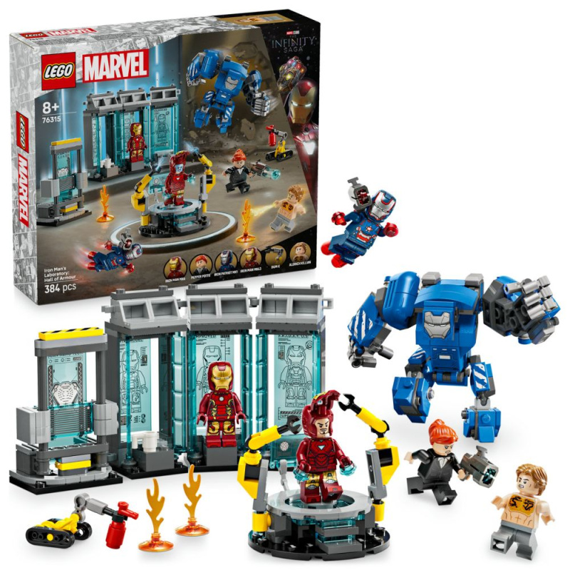 LEGO Marvel Iron Man a jeho laboratoř