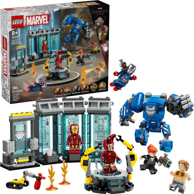 LEGO Marvel Iron Man a jeho laboratoř