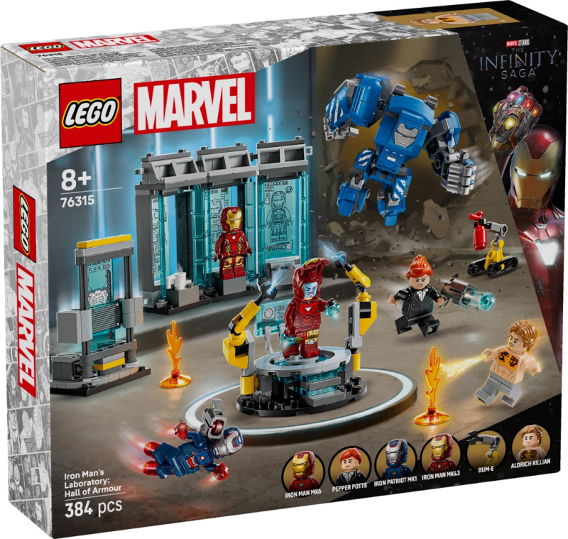 LEGO Marvel Iron Man a jeho laboratoř