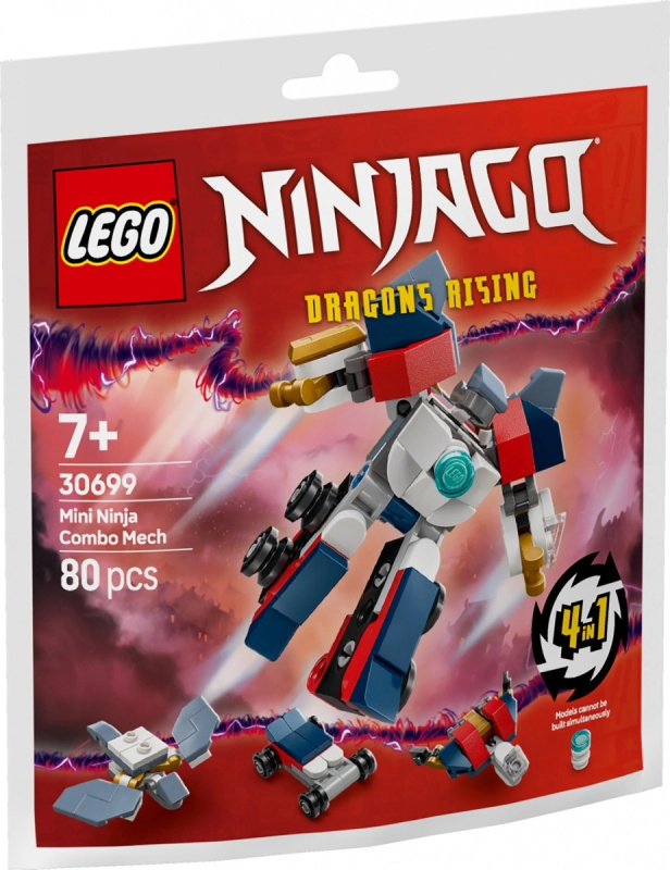 LEGO® 30699 NINJAGO Miniaturní nindžovský kombinovaný robot