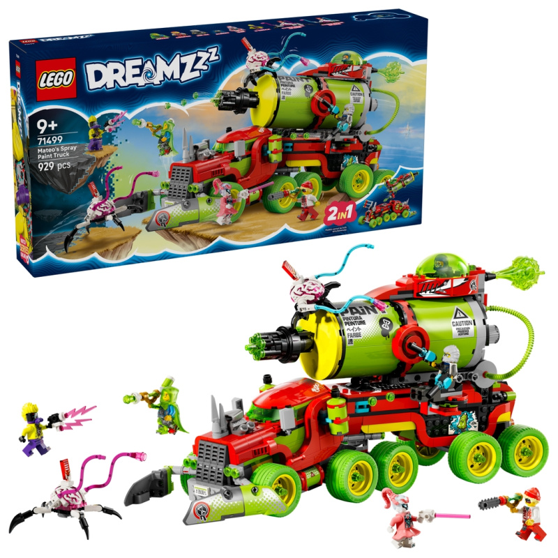 LEGO® DREAMZzz™ 71499 Mateovo vozidlo v podobě barvy ve spreji