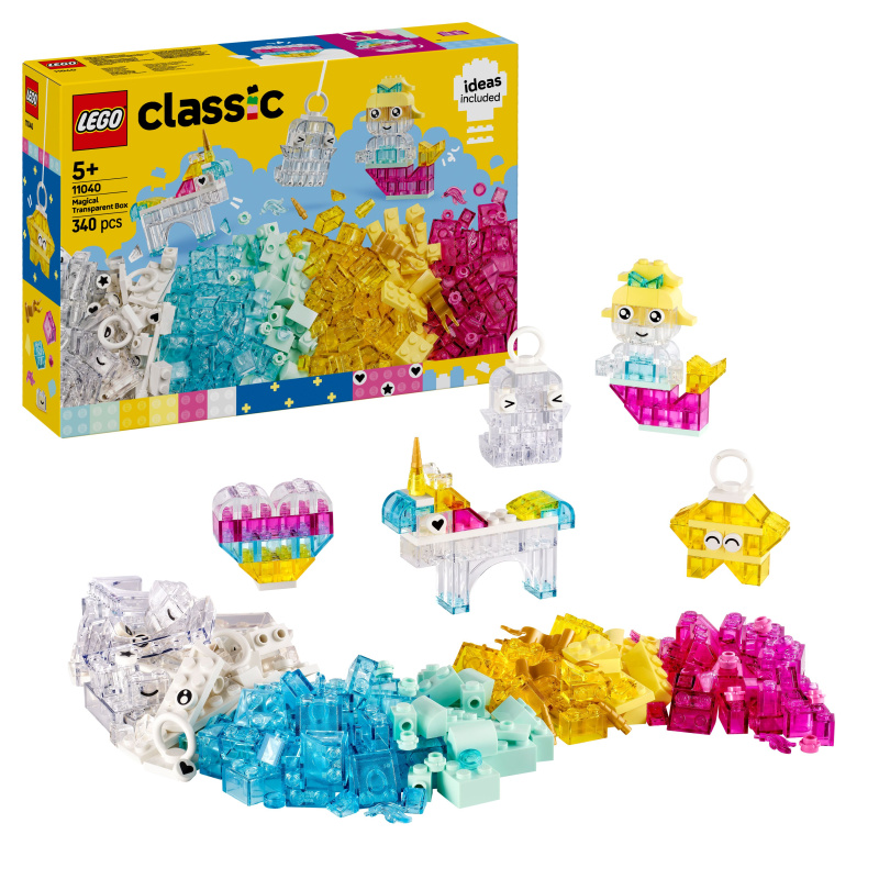 LEGO® Classic 11040 Kouzelná průhledná krabička