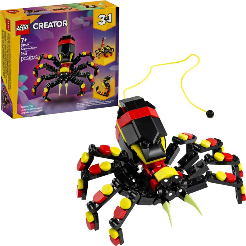 LEGO® Creator 31159 Divoká zvířata: Překvapivý pavouk