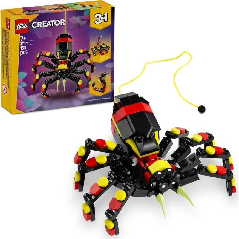 LEGO® Creator 31159 Divoká zvířata: Překvapivý pavouk