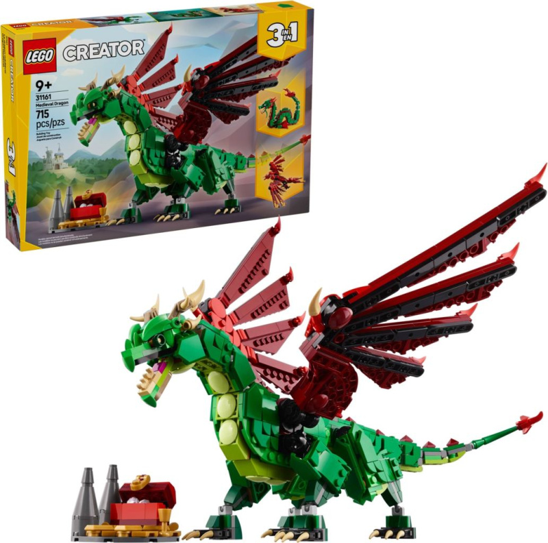 Lego Creator středověký drak