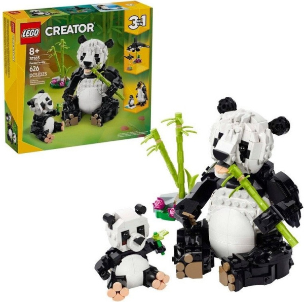Zvířata v divočině: Rodina pand od LEGO Creator