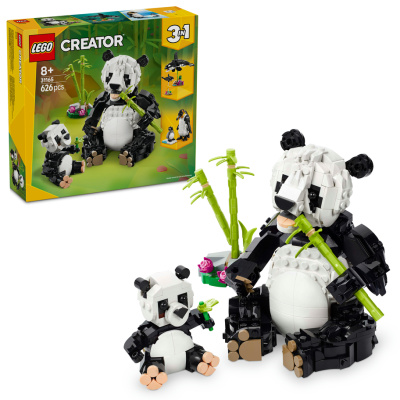 Zvířata v divočině: Rodina pand od LEGO Creator
