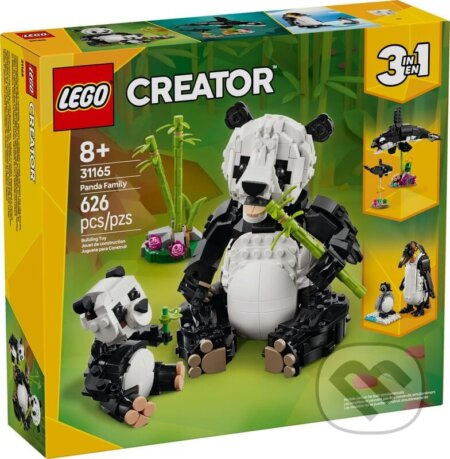 Zvířata v divočině: Rodina pand od LEGO Creator