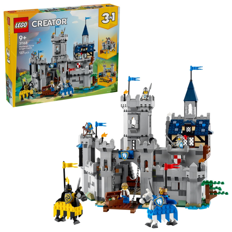 LEGO® Creator 3v1 31168 Středověký hrad a rytíři na koních