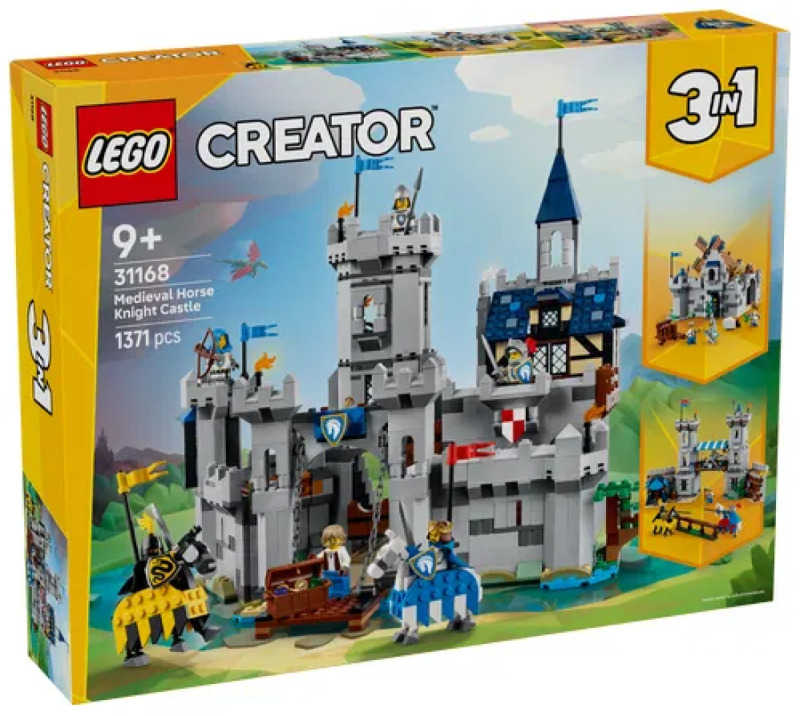 LEGO® Creator 3v1 31168 Středověký hrad a rytíři na koních