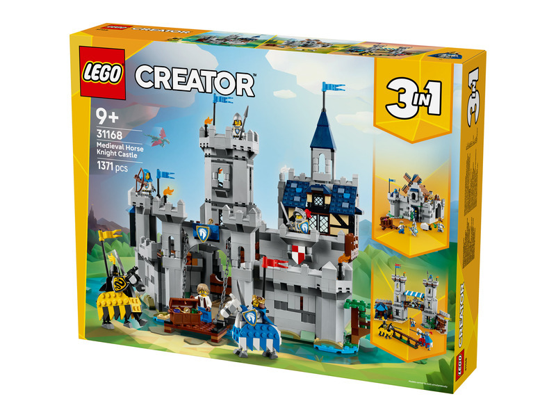 LEGO® Creator 3v1 31168 Středověký hrad a rytíři na koních