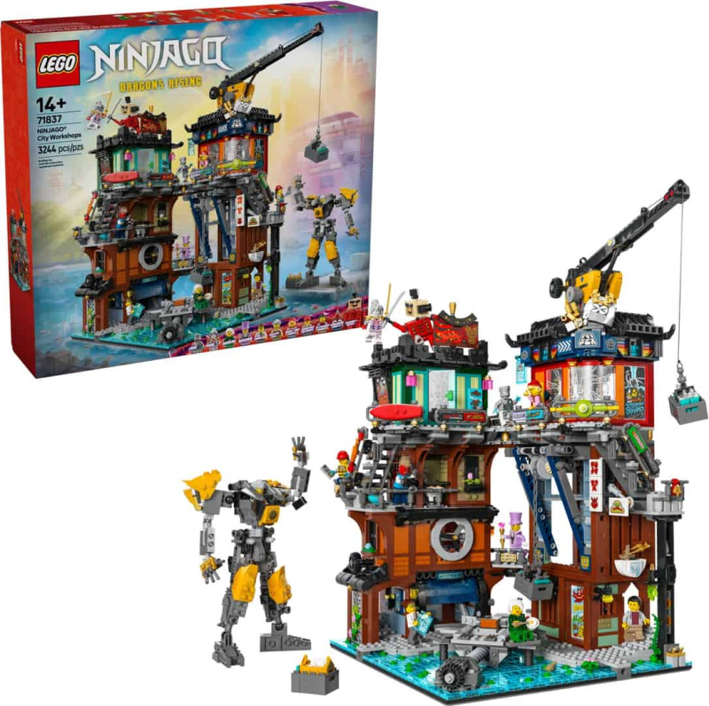 LEGO® NINJAGO® 71837 Dílny v NINJAGO® City