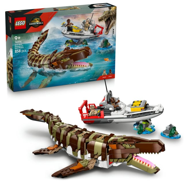 LEGO® Jurassic World 76974 Mise na lodi s mosasaurem z kostek