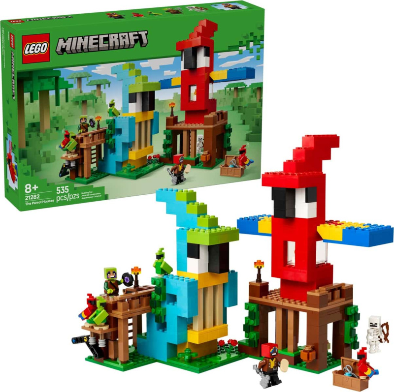 Lego® minecraft® 21282 papouščí domy
