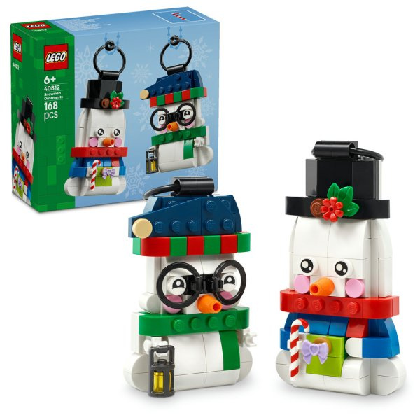 LEGO Iconic ozdoby se sněhuláky