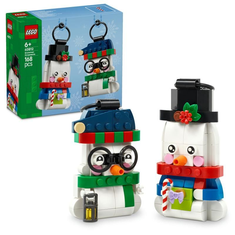 LEGO Iconic ozdoby se sněhuláky