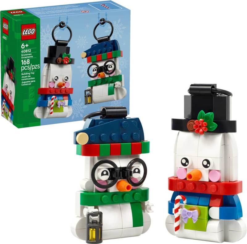 LEGO Iconic ozdoby se sněhuláky