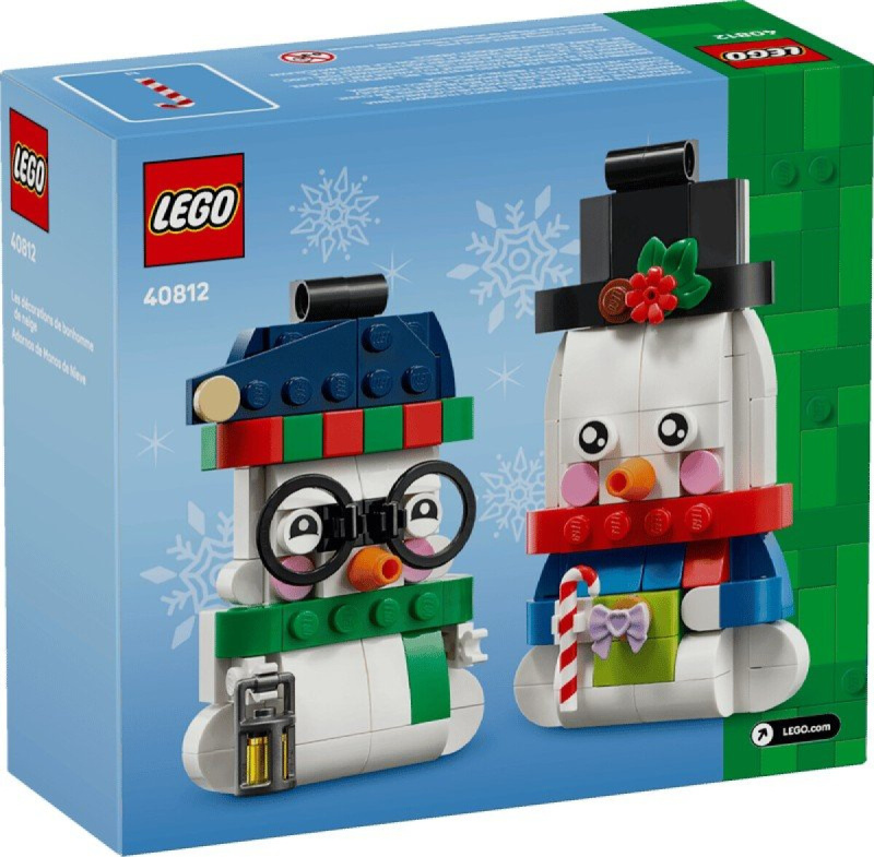 LEGO Iconic ozdoby se sněhuláky