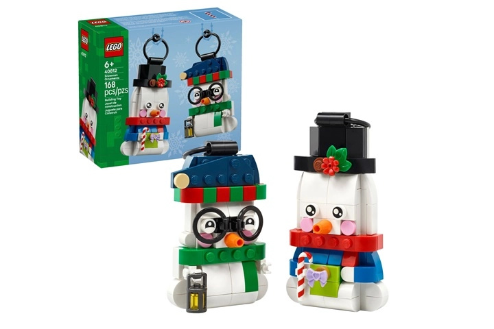 LEGO Iconic ozdoby se sněhuláky