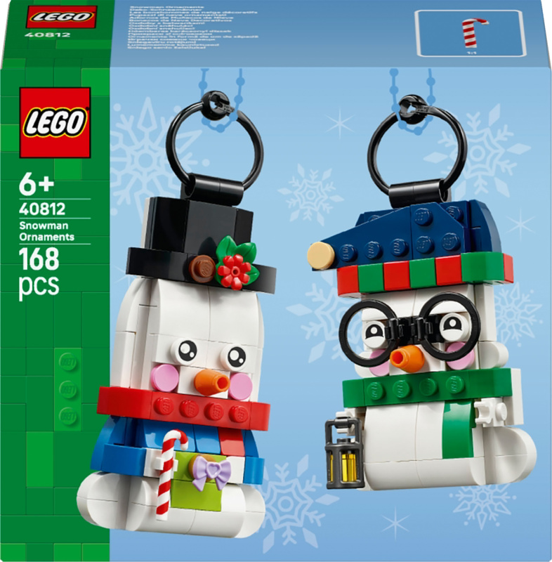 LEGO Iconic ozdoby se sněhuláky