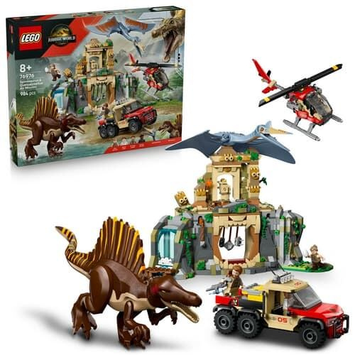 LEGO® Jurassic World 76976 Letecká mise se spinosaurem a quetzalcoatlem