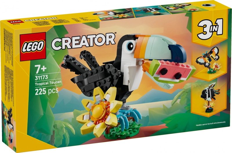 LEGO® Creator 3v1 31173 Divoká zvířata: Tropický tukan