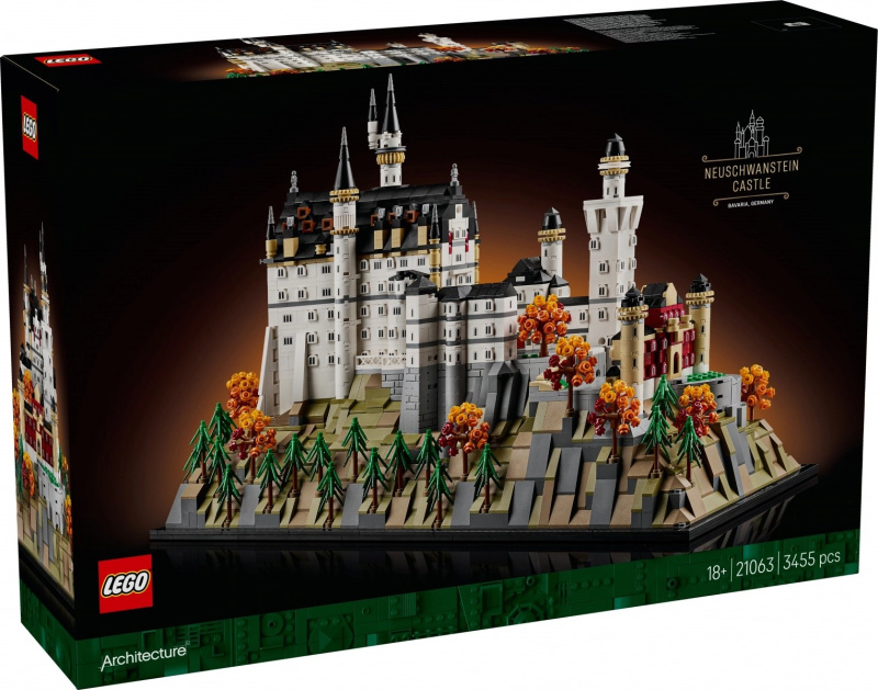 LEGO Architecture Zámek Neuschwanstein 3455 ks