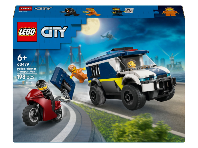 LEGO® City 60479 Policejní dodávka pro převoz vězňů