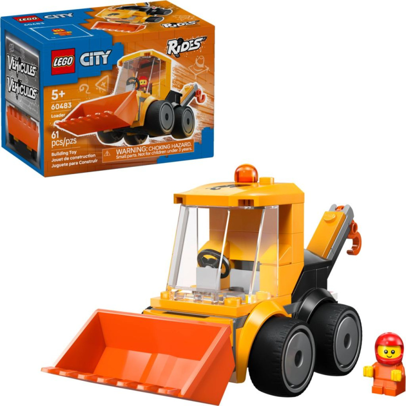 LEGO® City 60483 Autíčka – Stavební nakladač